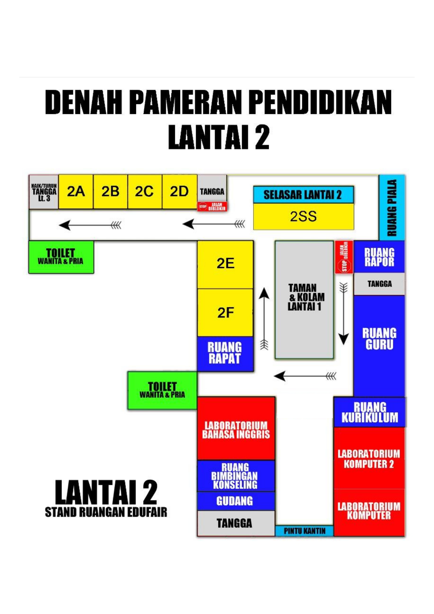 Denah Stand Lantai 2